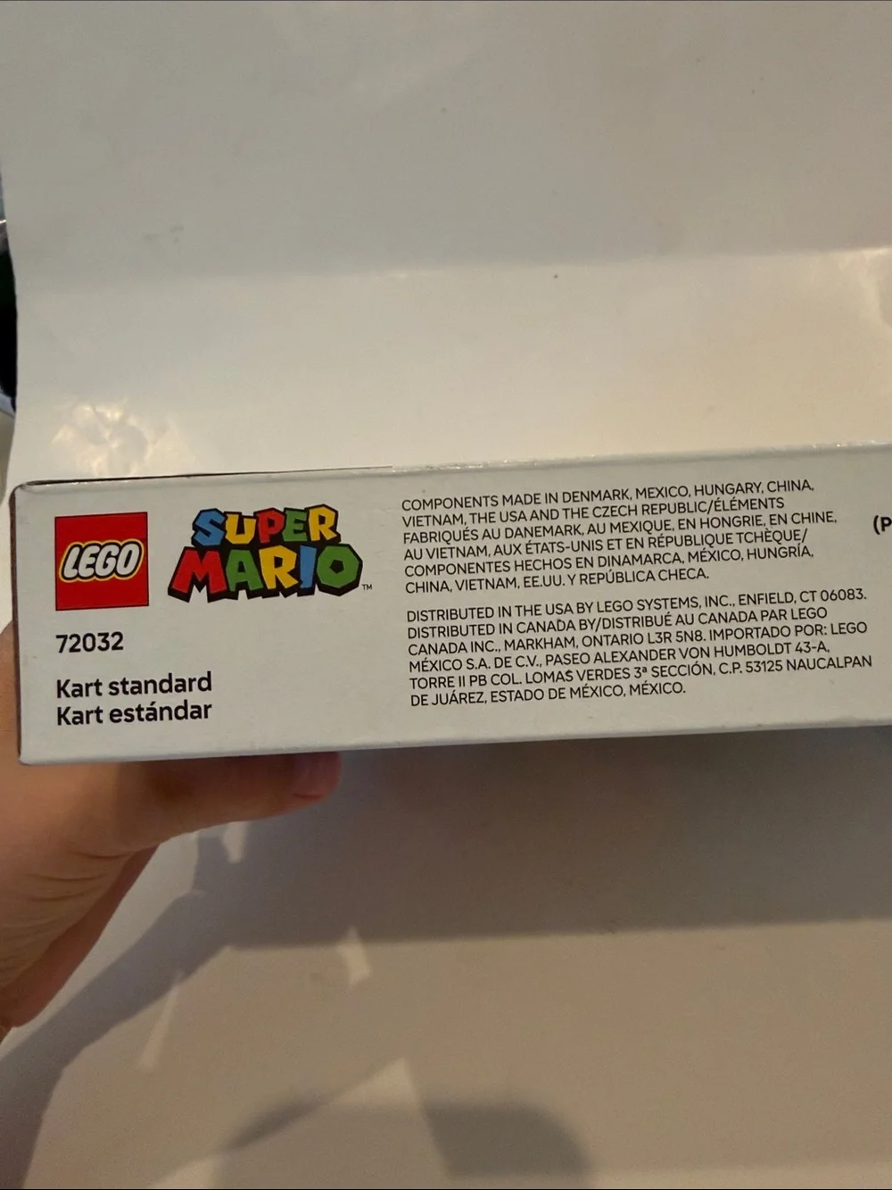 NWT Lego Super Mario Red and Black Kart with Yellow Wheels 2025 Unopened